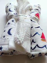 Load image into Gallery viewer, Navy muslin set