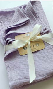 Raw lavender muslin