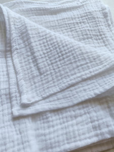 Raw white muslin