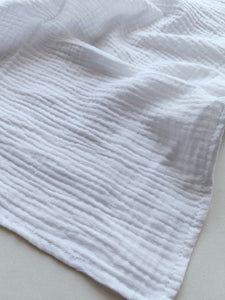 Raw white muslin