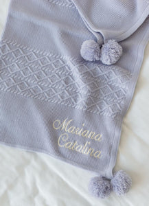 Pompom blanket