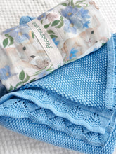 Cargar imagen en el visor de la galería, Cotton blue Bunny set