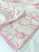 Cargar imagen en el visor de la galería, Pink bow deluxe blanket