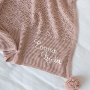 Pompom blanket