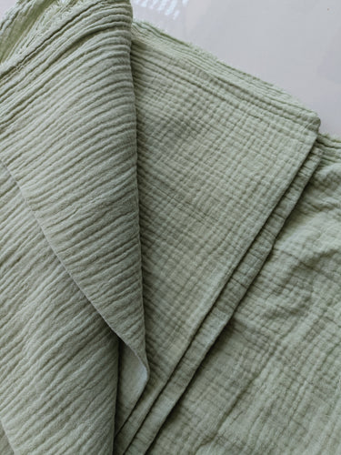 Mint linen muslin