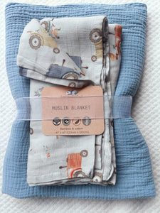Blue truck set