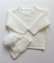 Load image into Gallery viewer, Ivory Knit set