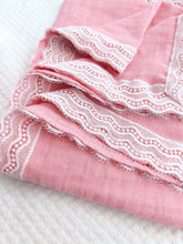 Load image into Gallery viewer, Deluxe lace swaddle