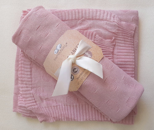 frazada pink bamboo mrv