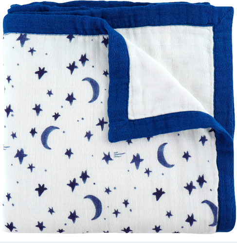 starry muslin blanket