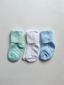 Blue baby socks