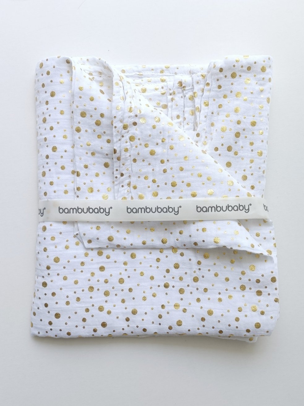 golden dots muslin