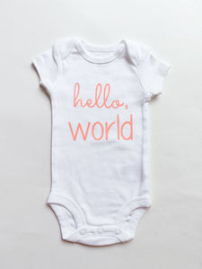 Pink Hello world suit